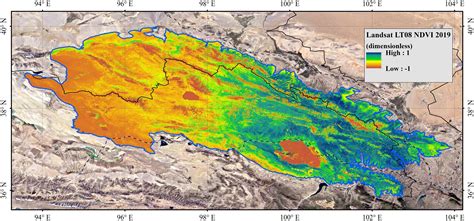 祁连山地区landsat 5tm7etm8oli影像合成的30m分辨率年最大ndvi数据集（1986 2019年） 国家冰川冻土沙漠