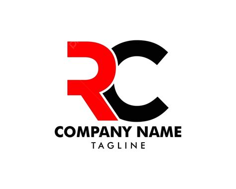 Initial Letter Rc Logo Template Design Internet Brand Concept Vector