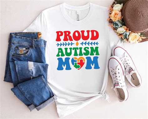 Proud Autism Mom Svg Instant Download Commercial Use Etsy