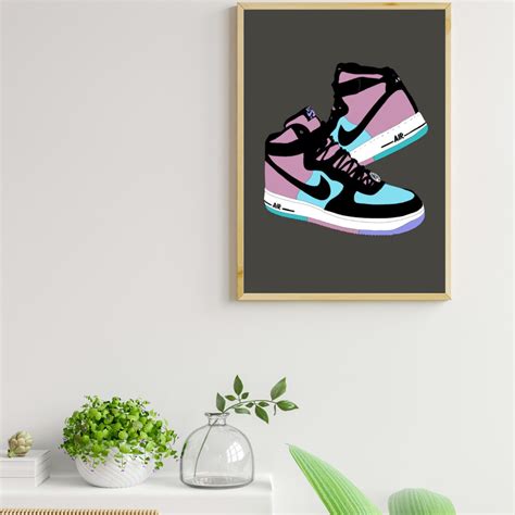 Sneaker Poster Nike Art Nike Wall Art Hypebeat Sneaker - Etsy