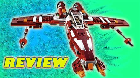 Lego Star Wars Republic Striker Class Starfighter Review Set 9497