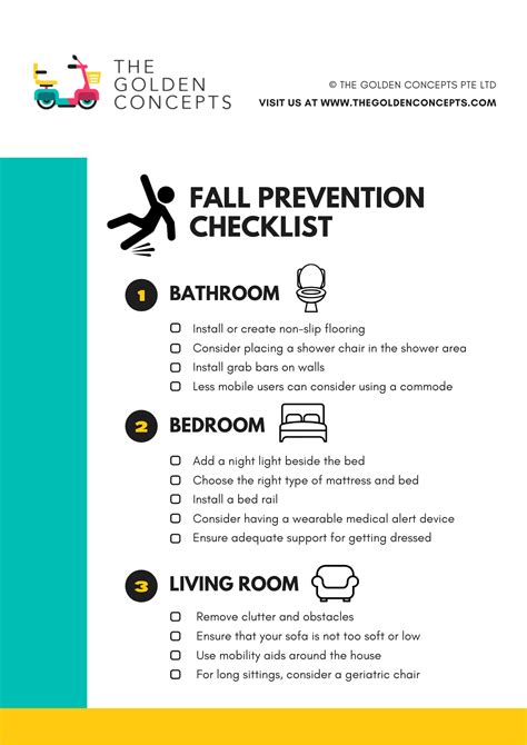 Fall Prevention Checklist Print