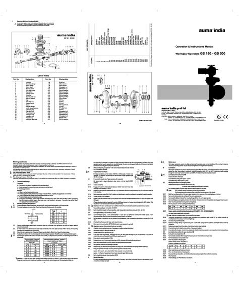 O And M Manual For Gs160 Gs500 Pdf