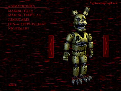 Nightmare Springbonnie Extra Pose By Sgpdelta On Deviantart