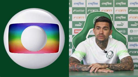 Logo Da TV Globo E Dudu Atacante Do Palmeiras