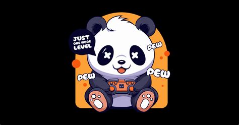 Gamer Panda Pew Pew Cute Kawaii Panda Video Games Gaming Panda