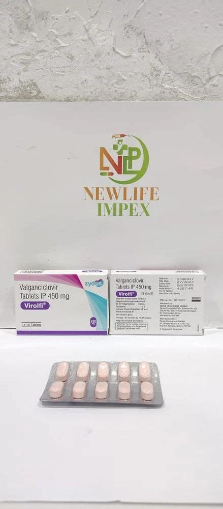 Valganciclovir Tablets Mg Virolfi At Rs Stripe Valganciclovir