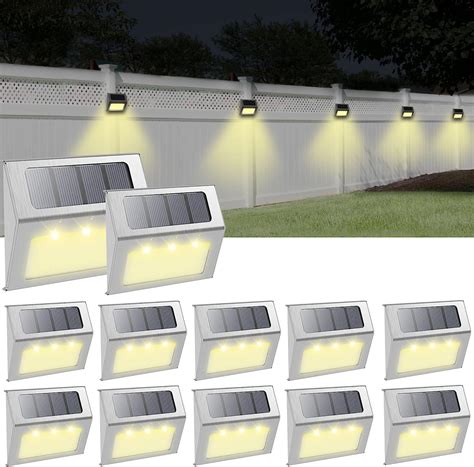 Otdair Solar Lights For Outside Pack Solar Deck Lights Outdoor