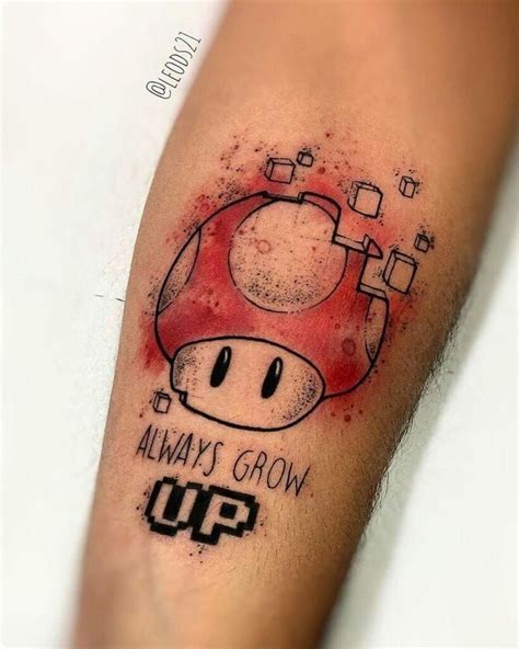 Tattoos Of Tremendous Mario Bros Artofit