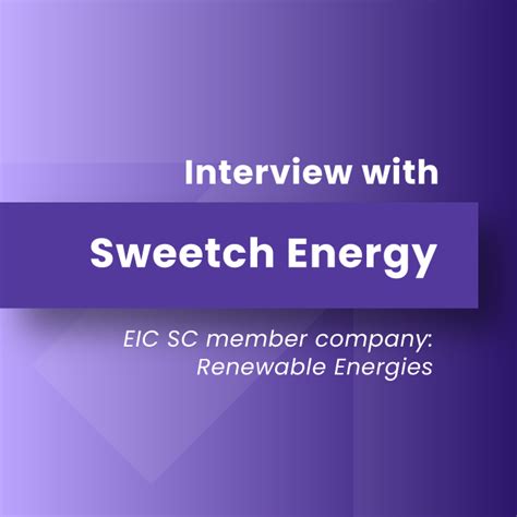 Sweetch Energy Providing A Source Of Renewable Energy That Ticks All