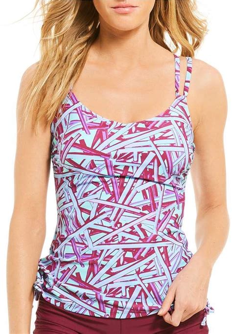 Stylish Kinesis Criss Cross Tankini Swimsuit