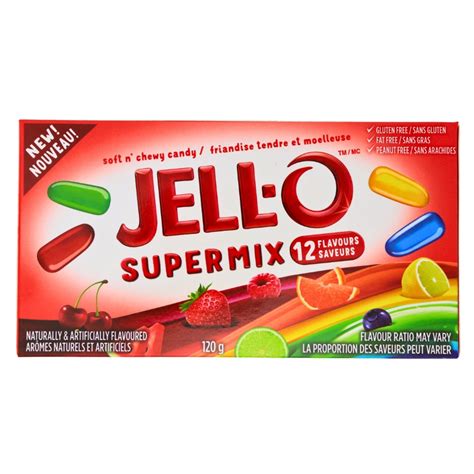 Jell O Super Mix 120g Candy Funhouse Us