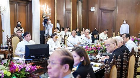 A Sectoral Meeting Led By President Ferdinand R Marcos Jr To Discuss