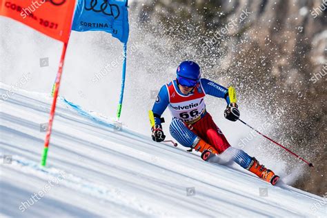 Nicolas Pirozzi Chi Competing Telepass Fis Editorial Stock Photo