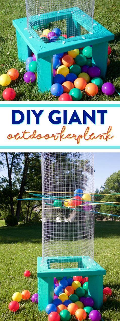 Diy Giant Outdoor Kerplunk A Little Craft In Your Day Diy Yard