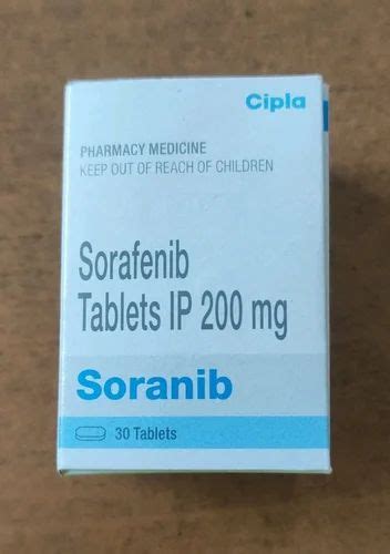 Sorafenib Tablets Soranib Mg Tablet Packaging Type Tab Bottle