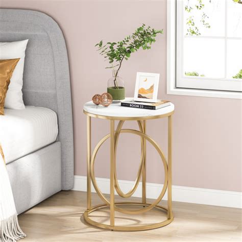 Everly Quinn Kashten Round End Table And Reviews Wayfair