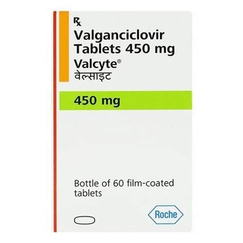 450mg Valganciclovir Tablet At Rs 3200 Box Valgan Tablet In Surat