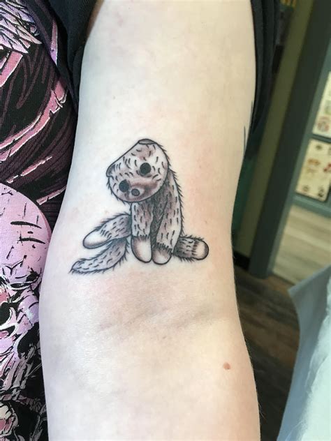 stuffed bear tattoo 1