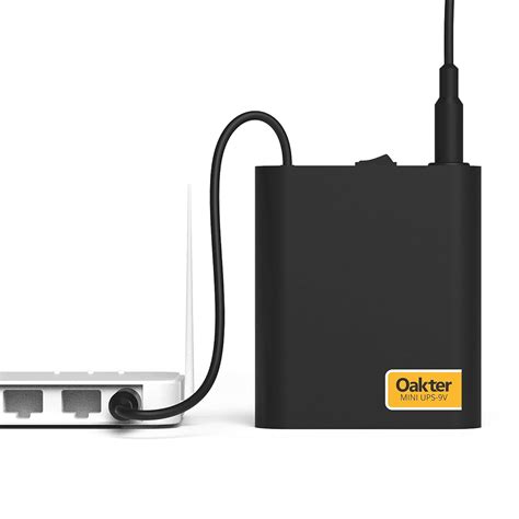 Oakter Mini Ups For V Wifi Router Broadband Modem Backup Upto