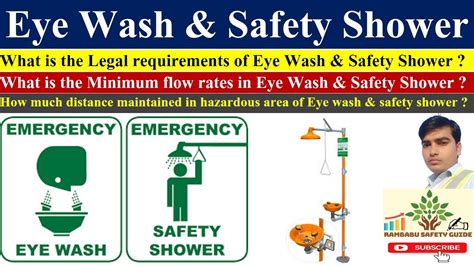 Safety Shower Eyewash Station How To Use Safety Shower Eyewash