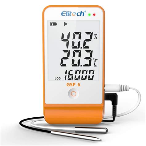 Elitech Gsp Datalogger De Temperatura Y Humedad Abaa Tienda Online