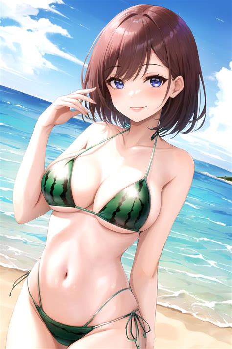 Watermelon Bikini AI Art LoRA Model PixAI