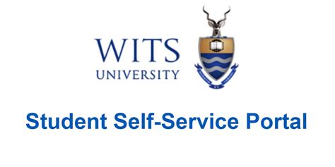 Wits Student Self Service Portal Login Self Servicewitsacza