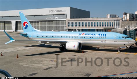 HL8350 Boeing 737 8 MAX Korean Air PAIYUAN PENG 1997 JetPhotos