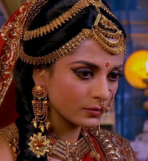 Pin By Good Vibes On Starplus Mahabharat Indian Makeup Actress