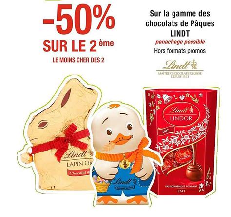 Promo La Gamme Des Chocolats De Pâques Lindt chez Cora iCatalogue fr