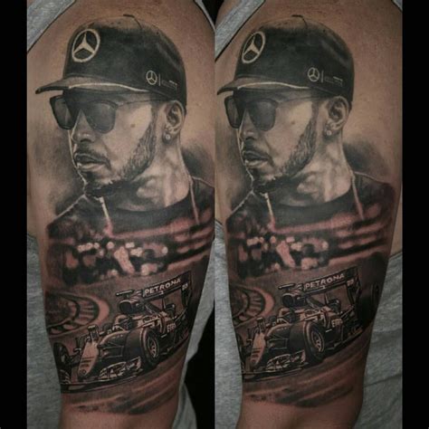 Lewis Hamilton Tattoo Sleeve