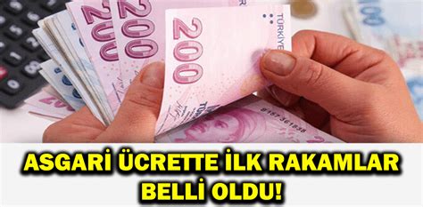 Asgari Cret Pazarl Nda Ilk Rakamlar Belli Oldu Bolu Meydan Gazetesi