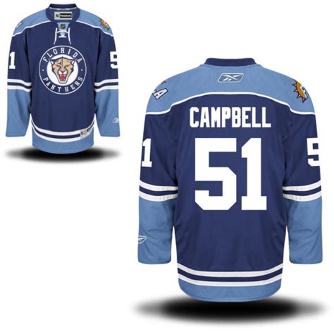 Mens Reebok 51 Brian Campbell Premier Alternate Nhl Jersey Florida