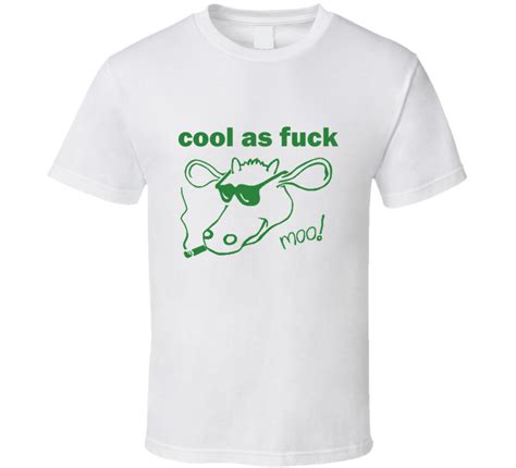 Cool As Fuck Inspiral Carpets Moo Band Music Cow Ep Replica Gift T Shirt