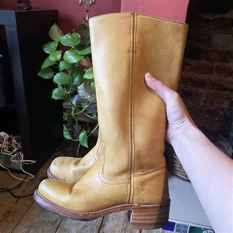 Frye L Campus Boot Made In America Real Leather Depop