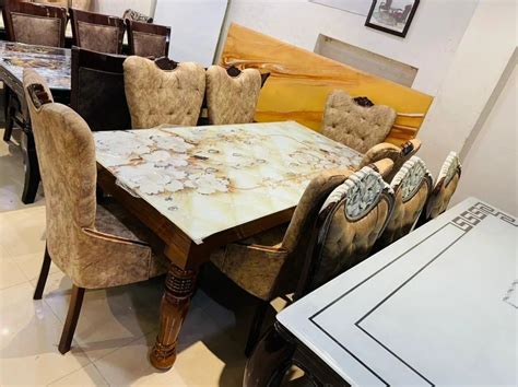 Seater Marble Top Teak Wood Dining Table At Rs Set In Kartarpur