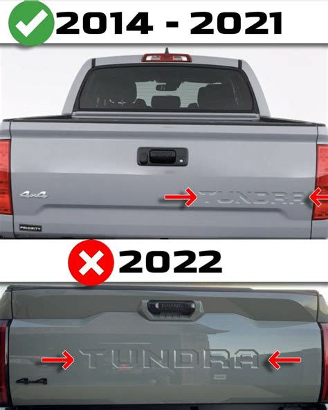 Matte Black Raised Tailgate Letters For Toyota Tundra Plastic