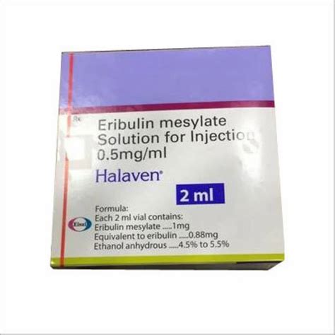 Halaven Eribulin Mesylate Injection 2 Ml At Rs 15000 Vial In Pune ID