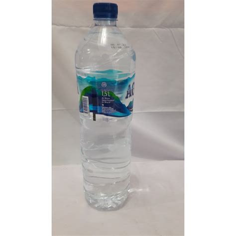 Jual Air Mineral Aqua Botol 1 5 Liter Aqua Botol 1500ml Shopee