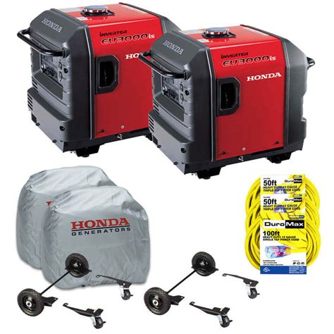 Honda Eu3000is Pkit 3000 Watt Portable Gas Powered Inverter Generator — Electric Generator Depot