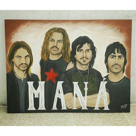 Painted By Denise García Grupo Maná Acrilic Art Artworkpainting