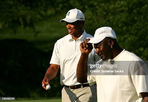 Tiger Woods Michael Jordan Photos And Premium High Res Pictures Getty