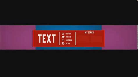 Free Simple Youtube Banner Template [.PSD] - YouTube