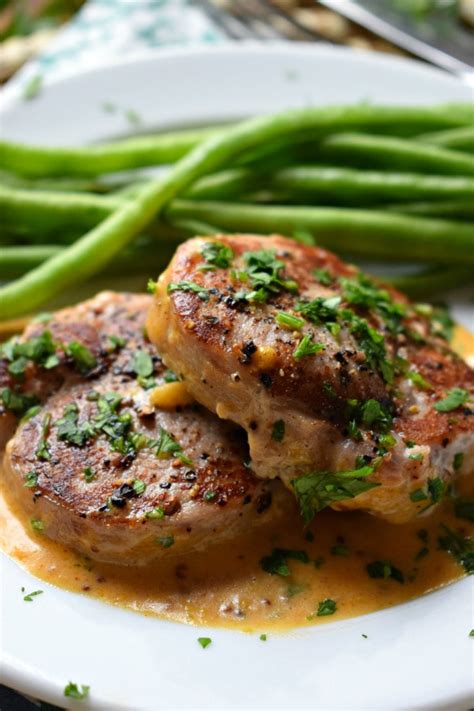 Dijon Mustard Sauce Pork Chops At Franklin Rogers Blog