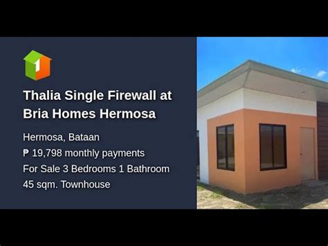 Thalia Single Firewall At Bria Homes Hermosa Youtube