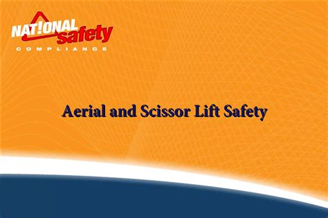 Aerial And Scissor Lift Safety PPT