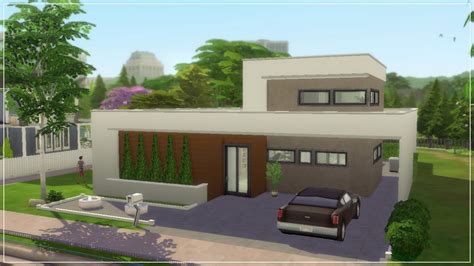 Casa Moderna Jogo Base The Sims Speed Build Youtube