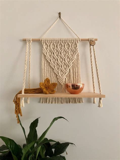 Macrame Shelf Hanger Free Pattern