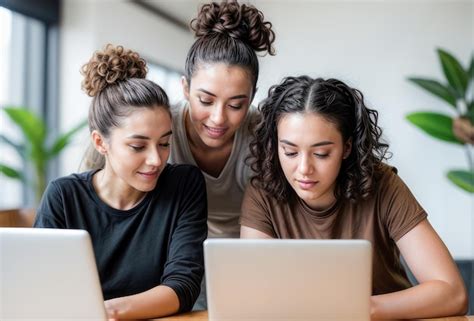 Professional Womens Lunch Meeting Premium Ai Generated Image